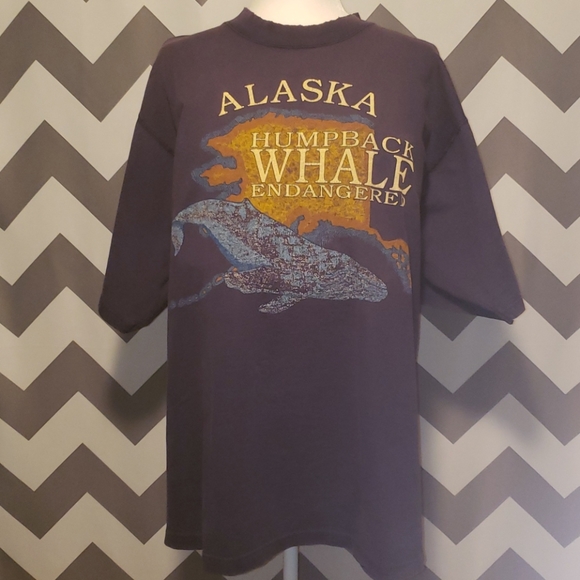 Vintage Alaska Whale Tee - Picture 2 of 8